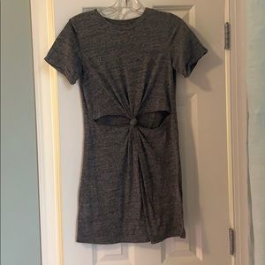 Gray Cutaway Dress!